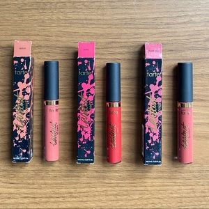 Tarte Tartiest Lip Paint LOT of 3. NIB